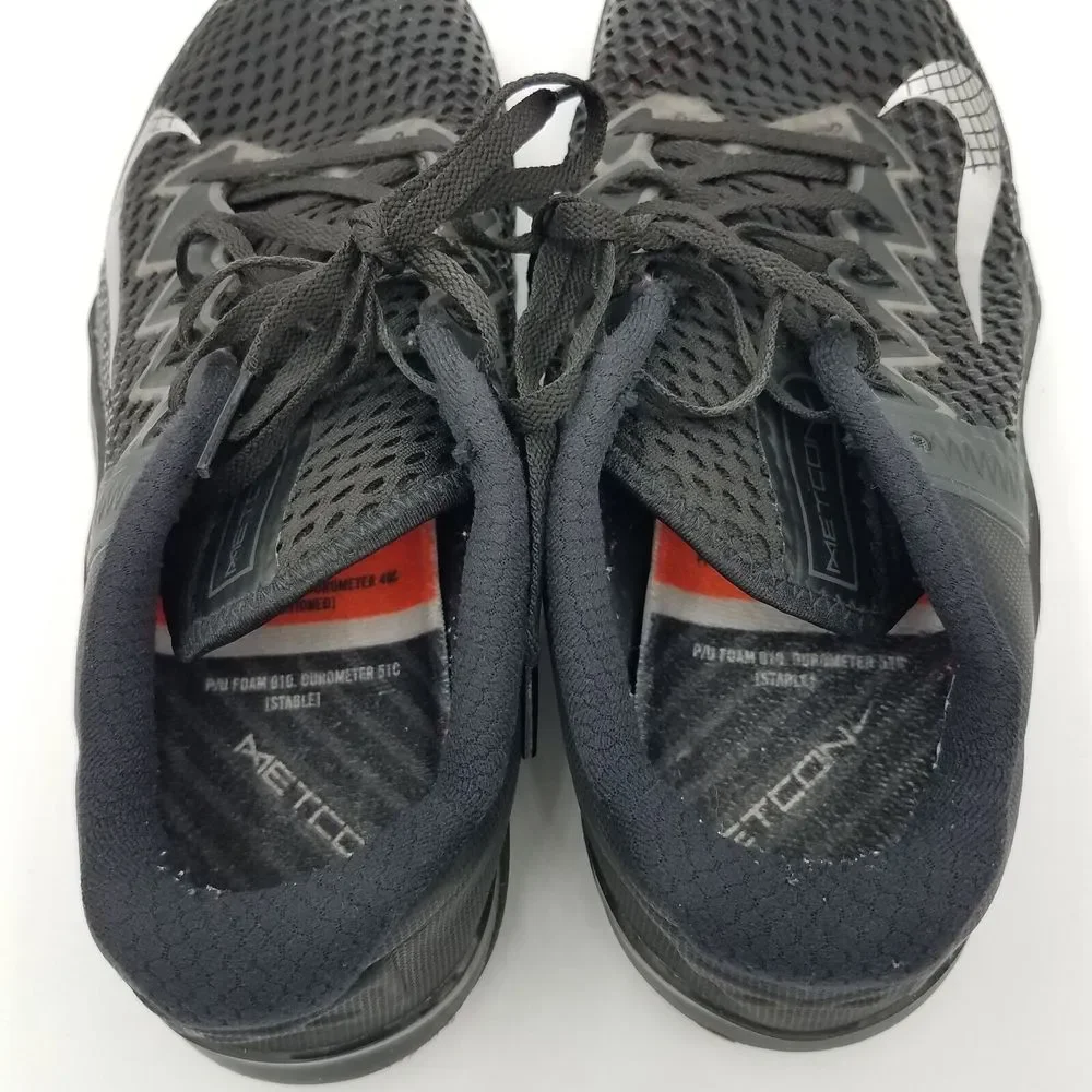 Nike Metcon 6 Triple Black Anthracite Men Training Sneakers Mens 8 CK9388-001